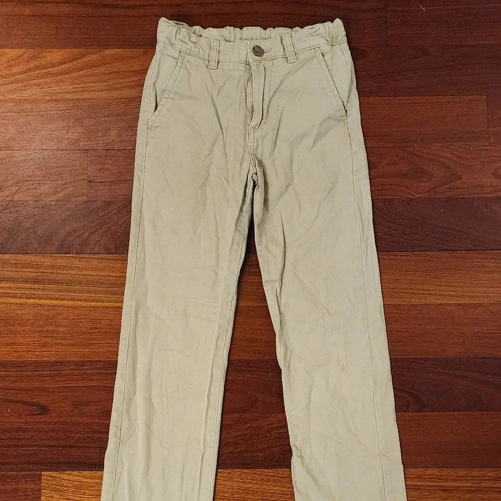 Izod Boys Casual Straight Leg Khaki Chino Pants Size 12 Slim - Picture 3 of 13